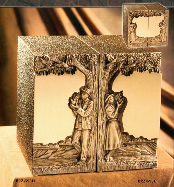 Urne Héritage Bronze Homme & Femme Arbre 1095$ chacune*